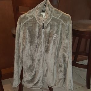 Ivory Ella zip up Fleece jacket XLarge